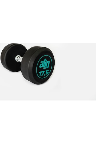 Alin Sport 17,5 Kg Kauçuk Kaplı Profesyonel Olimpik Dumbbell Dambıl