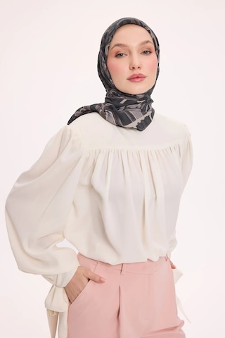 Silk Home Dört Mevsim Antik Motif Viskon Velora Eşarp 6419 Antrasit