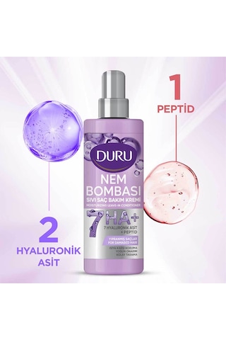 Duru Nem Bombası Yoğun Onarım Sıvı Saç Bakım Kremi 200 Ml