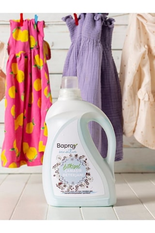 Baproy Bitkisel Çamaşır Deterjanı 2x + Bitkisel Çamaşır Yumuşatıcısı Doğal Lavanta Yağlı 1 Lt 3 L