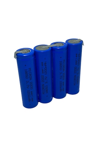 Micron 18650 1200 mAh 14.4V Uyumlu Li-Ion Şarj Edilebilir Pil Grubu