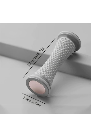 Willowhaven Gri Awaoko Ayak Masaj Rulosu Hiz Kontrollu Derin Doku Tasarimi Ev Fitness Iyilesme Kas Gevsetme Gri