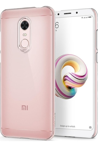 Spigen Redmi 5 Plus İle Uyumlu Kılıf Thin Fit Crystal Crystal Clear