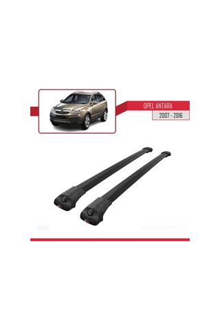 Opel Antara 2007-2016 Arası İle Uyumlu Ace-1 Ara Atkı Tavan Barı Siyah
