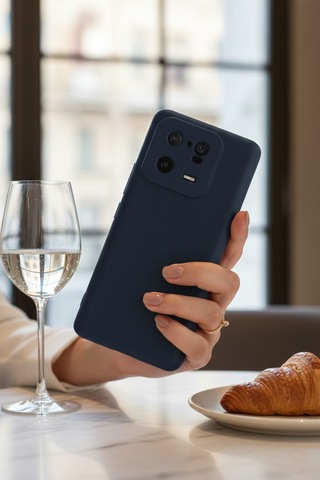 Xiaomi Mi 13 Pro Uyumlu İçi Kadife Kamera Korumalı Renkli Silikon Kılıf