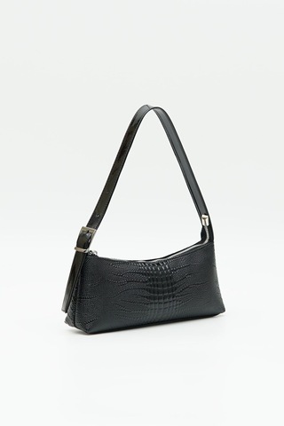 Bags Prime Timsah Desen Baget Çanta - Siyah