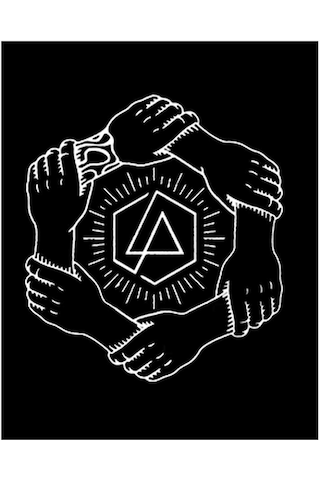 Linkin Park Popular Symbol Büyük Sırt Patch Yama Siyah
