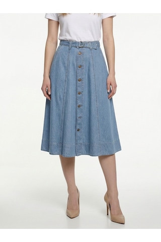 LOFT Regular Fit Kadın Etek Lf2043100 Q1.v1 Denim
