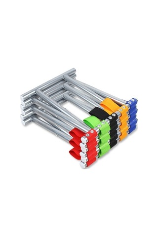 Novahub Metal Katlanır Sandalye Balıkçılık Tabure Kamp Dışı, 25.5cm, Rastgele Renk Taşınabilir Kamp Sandalyesi Çok Renkli