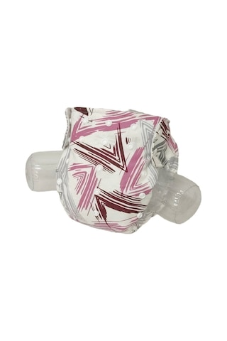 Baby Ybb Yıkanabilir Bebek Bezi Cepli Çizgili Desen Çıt Çıtlı 8kg-18kg Standart