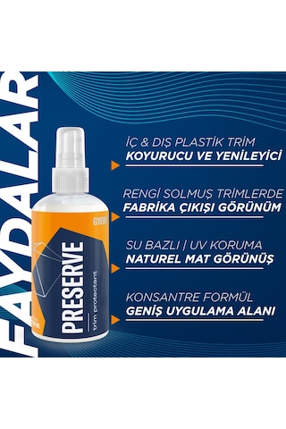 Gyeon Q²m Preserve İç Dış Plastik Trim Yenileyici Ve Koruyucu - 2