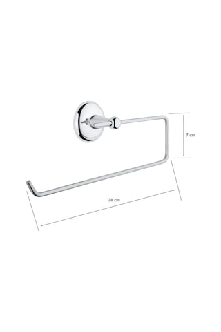 Tema Minimal Banyo Mutfak Kağıt Havluluk Havlu Askısı Krom Krom