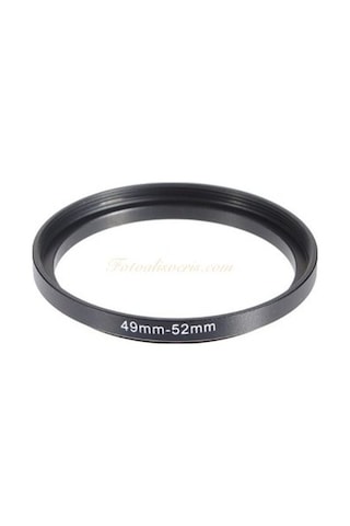 49Mm-52Mm Dönüştürücü Step Up Halka Adaptör 49-52Mm
