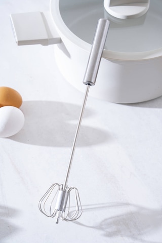 Evero Manuel Çelik Çırpıcı - 30 Cm Silver