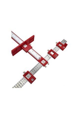 Rox Wood Alüm.+ Abs Delik Delme Merkezleme Cetveli