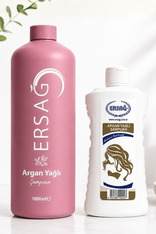 Ersağ Aparatlı Argan Yağlı Şampuan 1 L