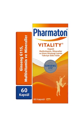 Pharmaton Vitality 30 Tablet + Pharmaton Vitality 60 Kapsül