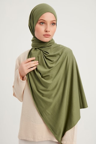 Merserize Penye Şal - Olive - ŞALESS