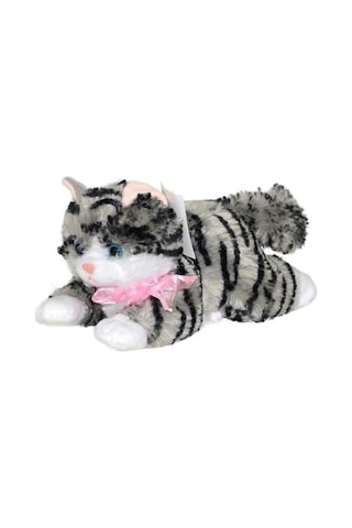 Peluş 36 Cm Sesli Kedi 4 Ass