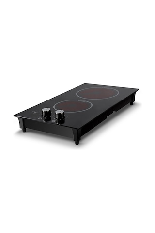 Kumtel V3-02 P Vitro Seramik Set Üstü Domino Ocak