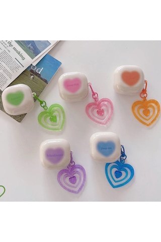 Samsung Galaxy Buds 2 - Buds Pro - Buds 2 Pro Uyumlu Kalpli Kılıf Pembe