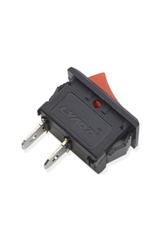 Aç Kapa Tek Konumlu Kırmızı Mini Anahtar On Of Switch Pano Tipi Güç Anahtarı 5'li Paket