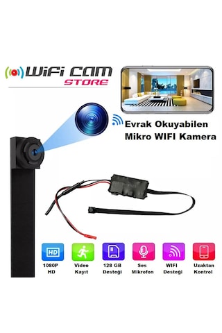 Wifi Video Hd Mikro Kamera Uzaktan İzlenebilir