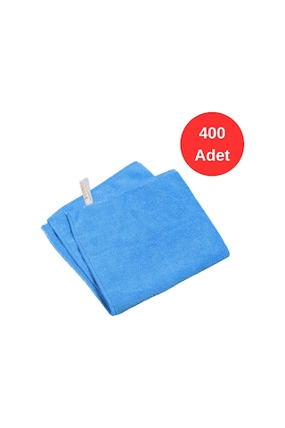 Mulpex Mikrofiber Genel Temizlik Bezi Mavi 40 x 40 CM 400 Adet