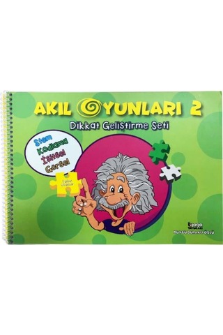 Akıl Oyunları Dikkat Geliştirme Seti - 3 Kitap Takım - Duygu Duraklı Özlü - Gaga Yayınları