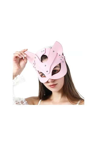 Asilsen Desire İn Motion Fantezi Kadın Kedi Maske Parti Maskesi Pembe