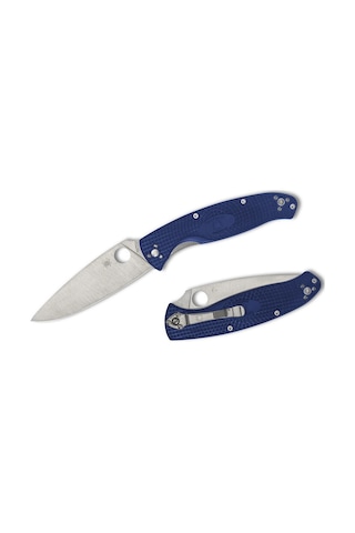 Spyderco Resilience Blue Lightweight Cpm S35vn Plainedge Kamp Çakı Mavi