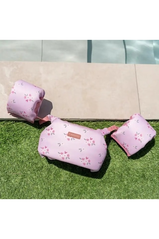 Flamingueo Neopren Kolluklu Yüzme Yeleği Clover Pembe