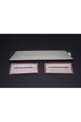 Omsa Vw T6 Caravelle Krom Kapı Eşiği 3 Parça Taşlı 2015-2023 Arası