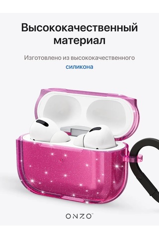 Onzo Airpods Uyumlu Pro İçin Şeffaf Parlak Kılıf 317765639 Beyaz