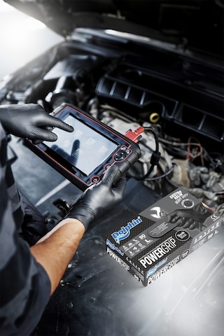 Dolphin Powergrip Ekstra Kalın Siyah Nitril Eldiven L 50li