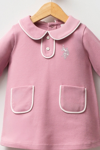 U.S. Polo Assn. U.s. Polo Assn Kız Bebek Pembe Elbise Usb2740-c-v4 Pembe