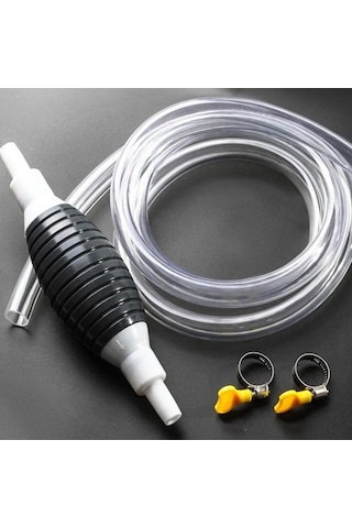 Novahub Manuel Yakıt Transfer Pompası, Gaz, Benzin, Yağ, Su İçin, Pvc, 200cm