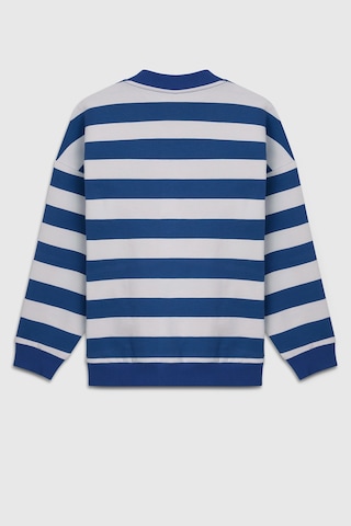 United Colors Of Benetton Erkek Çocuk Sweat Bntb23297 Mavi Çizgili Mavi Çizgili