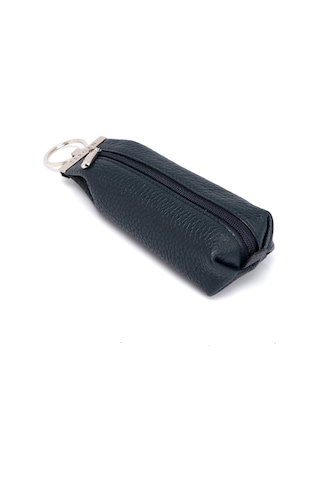 Tergan Lacivert Deri Unisex Anahtarlık 00193A38