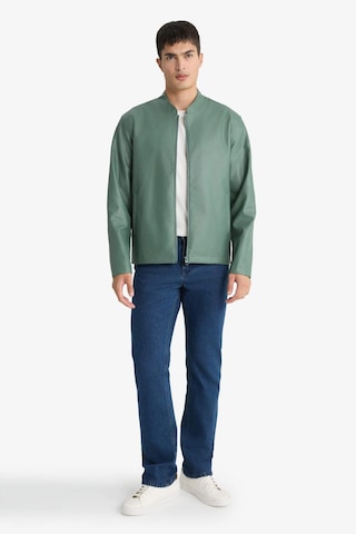 Defacto Su İtici Slim Fit Suni Deri Mont D8525ax26spkh458 Haki-kh458