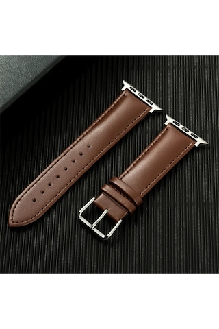 Apple Uyumlu  Watch 3 4 5 6 7 8 9 Se 38 40 41mm Kalite Deri Kordon