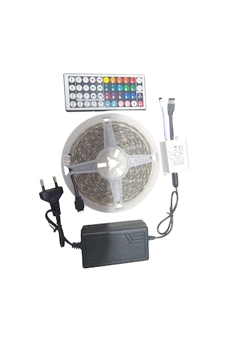 Led Strip Wn-1144 5050 Smd Type - 3 Çipli Rgb Kumandalı, Şerit Led 5 Metre