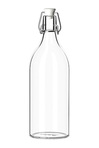 Ikea Korken Şeffaf Cam Şişe, Tıpalı, Yağ, Sirke, İçecek, Bira, Su, Kombucha, Kefir, Soda İçin Sallan Sku: Smg8690010542786 Açık Gri