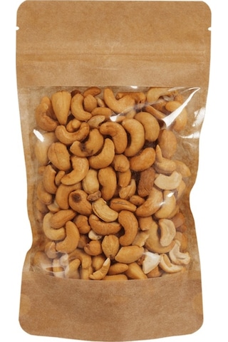 Packanya Kraft Geniş Pencereli Doypack 100'lü 13 x 22.5 + 3.5 CM