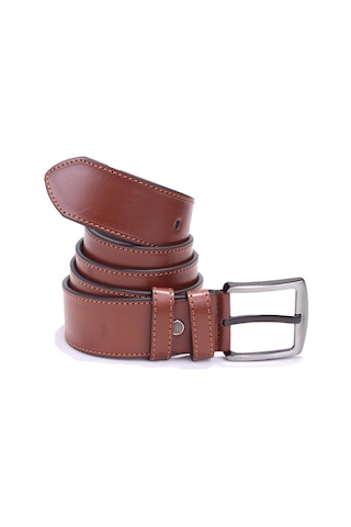 Dagoster DMK26-459 Taba 4.5 CM Suni Deri Erkek Kemer Taba