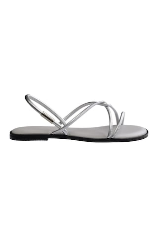 Havaianas Una Manga Kadın Gümüş Renkli Sandalet-15704 Gri