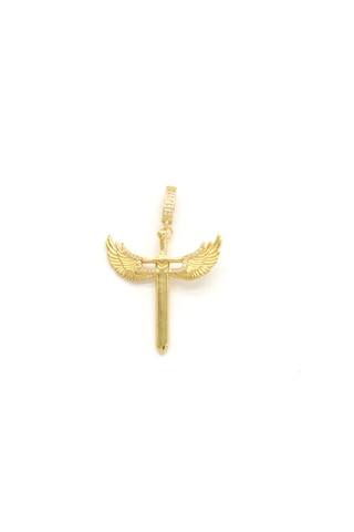 Ajda Charm Çelik Altın Kaplama Kadın Melek Model-chr-104 Gold