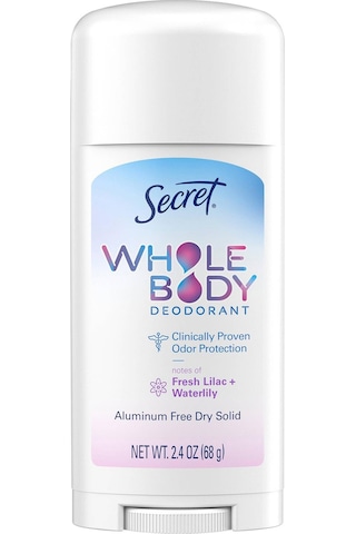Secret Whole Body Fresh Lilac + Waterlily Alüminyumsuz Tüm Vücut Stick Deodorant 68gr
