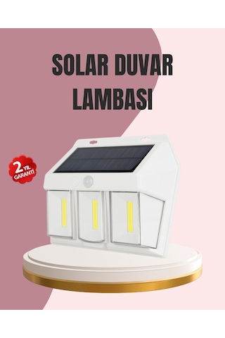 Güneş Enerjili Bahçe Duvar Aydınlatma Bk-618-3 Led Lamba