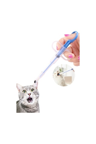 Kedi Köpek Hap Yutturma Enjektörü - Yumuşak Uçlu Hap Yutturma Aparatı
